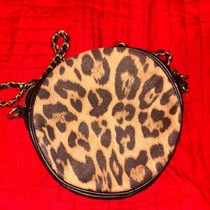 Leopard Print Crossbody Bag